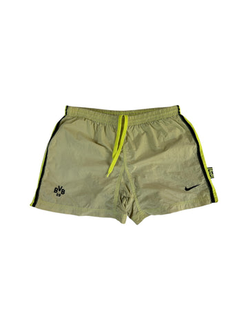 Vintage Nike Premier Shorts BVB Dortmund 90s Gelb L-XL