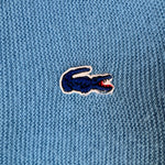70s Lacoste By Izod Cardigan Union Made In USA Hellblau M-L