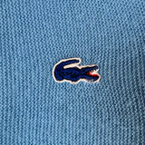 70s Lacoste By Izod Cardigan Union Made In USA Hellblau M-L