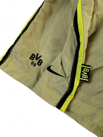 Vintage Nike Premier Shorts BVB Dortmund 90s Gelb L-XL