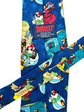 1993 Eichhorn & Feld Krawatte Asterix & Obelix Blau