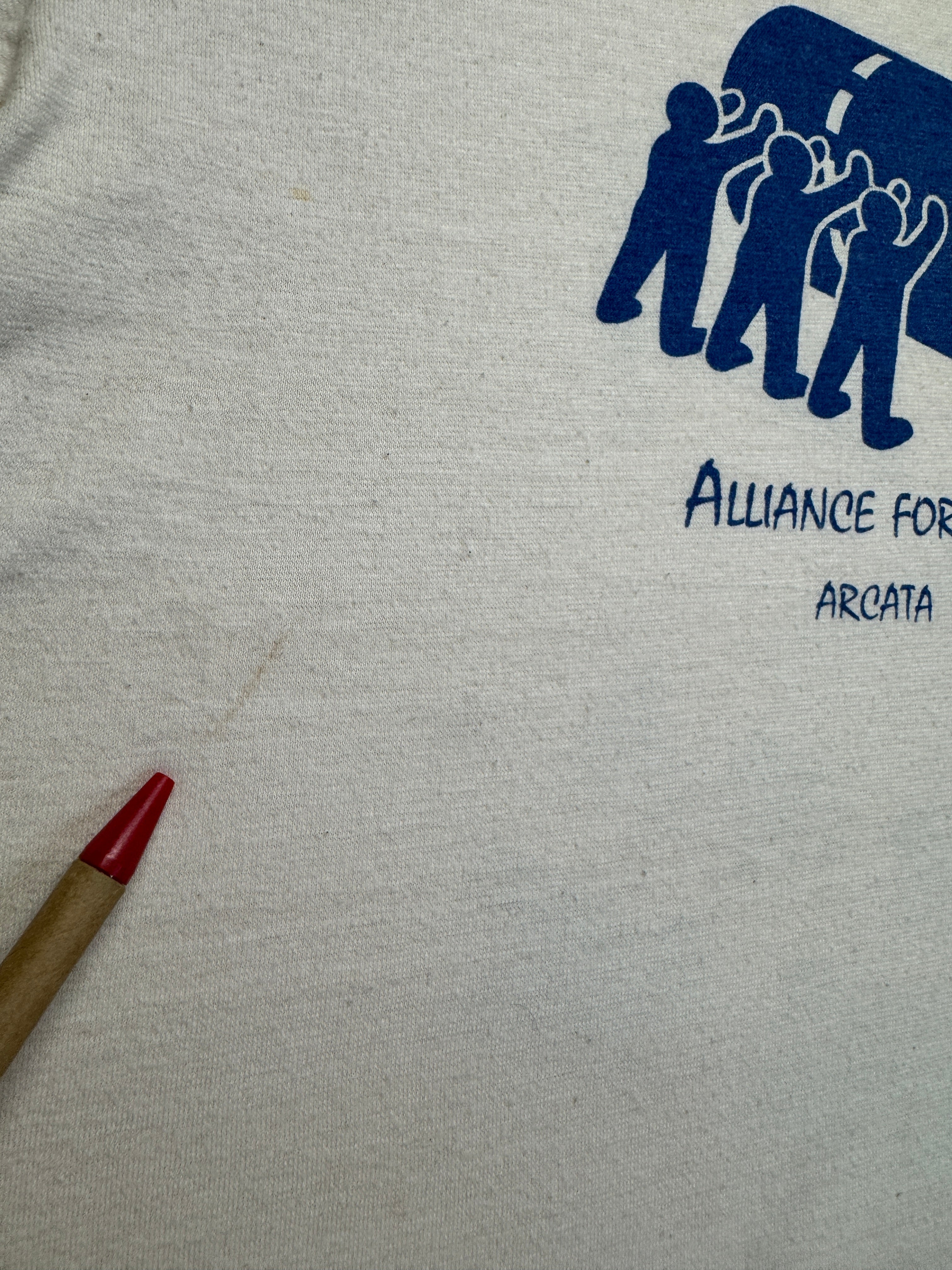 90s Alliance For A Paving Moratorium Campaign T-Shirt "Save Paradise ..." Single Stitch Weiß