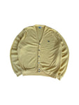 80s Lacoste By Izod Cardigan Made In USA Gelb M
