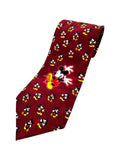 90s Disney Krawatte Mickey Unlimited Rot