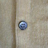 80s Lacoste By Izod Cardigan Made In USA Gelb M