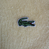 80s Lacoste By Izod Cardigan Made In USA Gelb M
