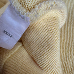 80s Lacoste By Izod Cardigan Made In USA Gelb M