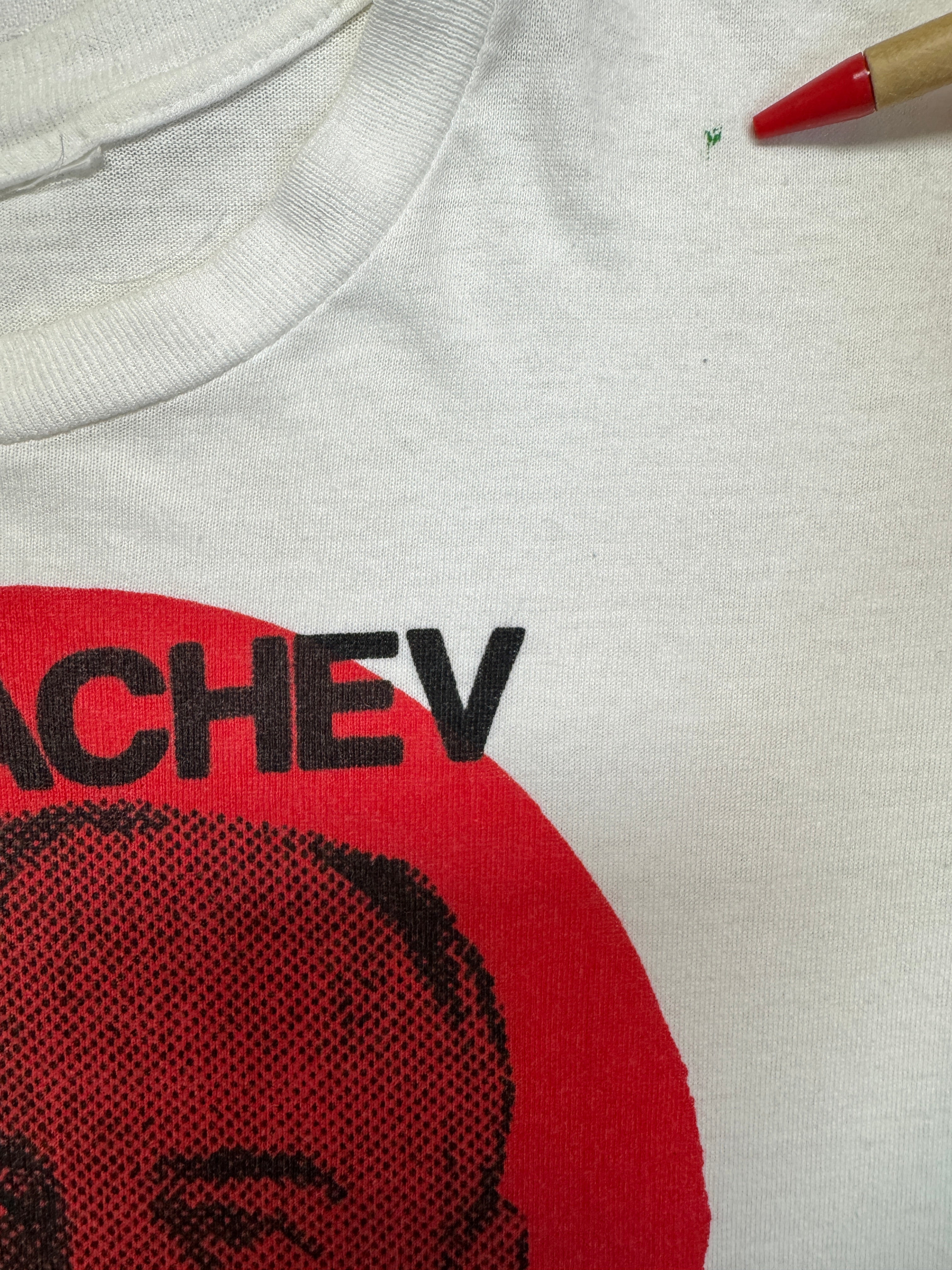 80s Gorbachev Perestroika Shirt Single Stitch Weiß