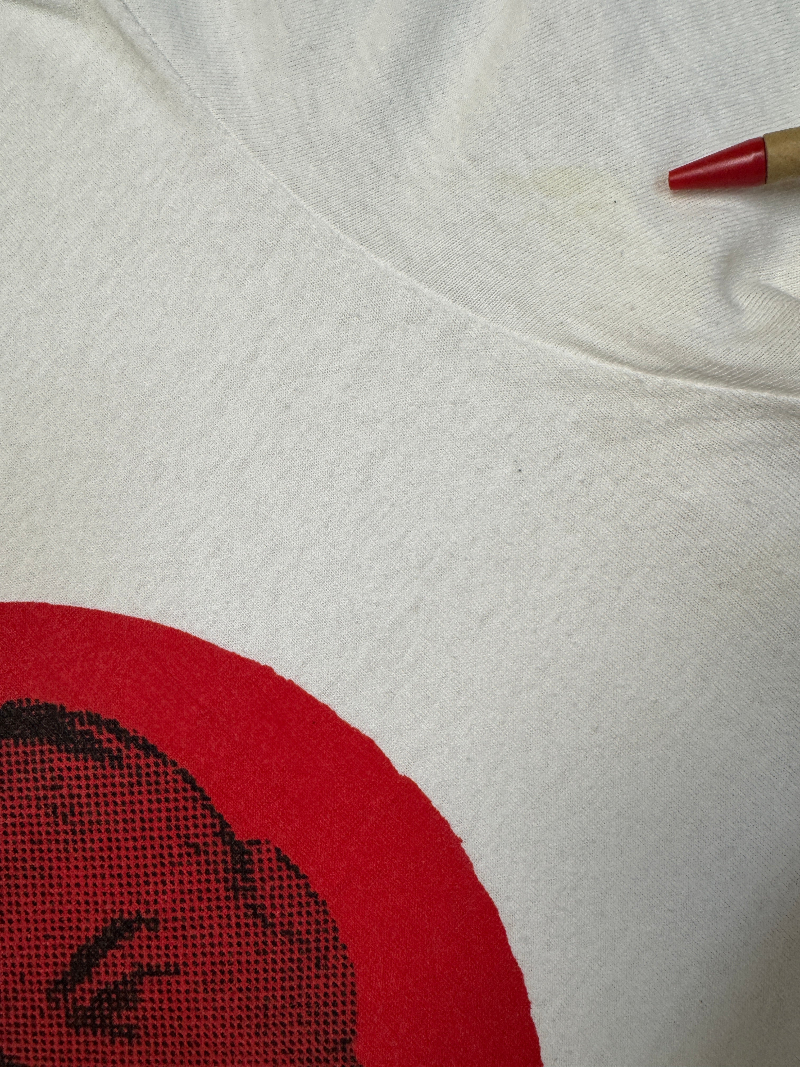 80s Gorbachev Perestroika Shirt Single Stitch Weiß
