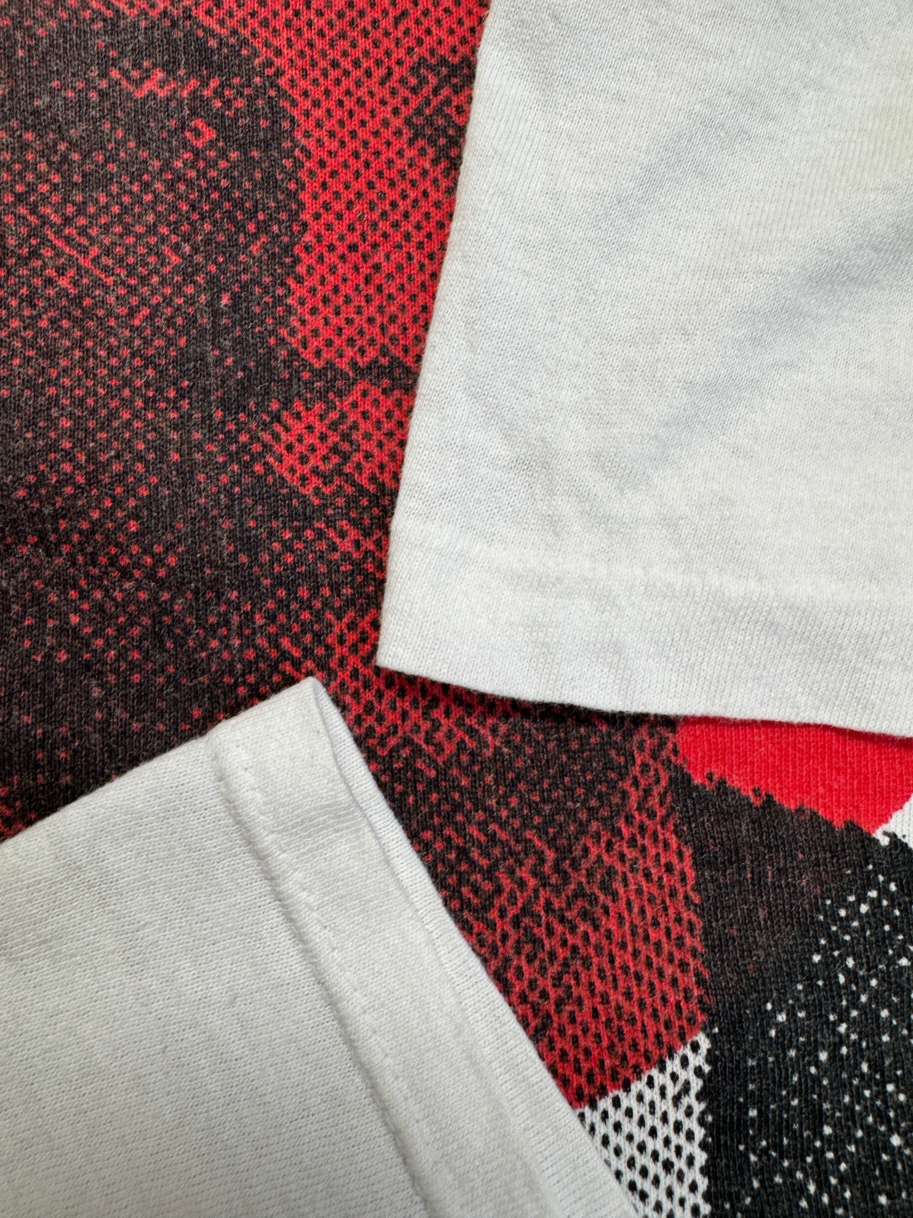 80s Gorbachev Perestroika Shirt Single Stitch Weiß