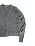 80s Lacoste By Izod Cardigan Made In USA Grau L