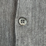 80s Lacoste By Izod Cardigan Made In USA Grau L