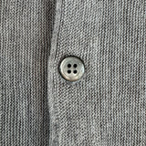 80s Lacoste By Izod Cardigan Made In USA Grau L