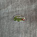 80s Lacoste By Izod Cardigan Made In USA Grau L