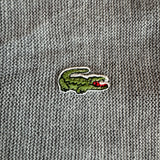 80s Lacoste By Izod Cardigan Made In USA Grau L