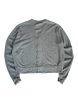 80s Lacoste By Izod Cardigan Made In USA Grau L