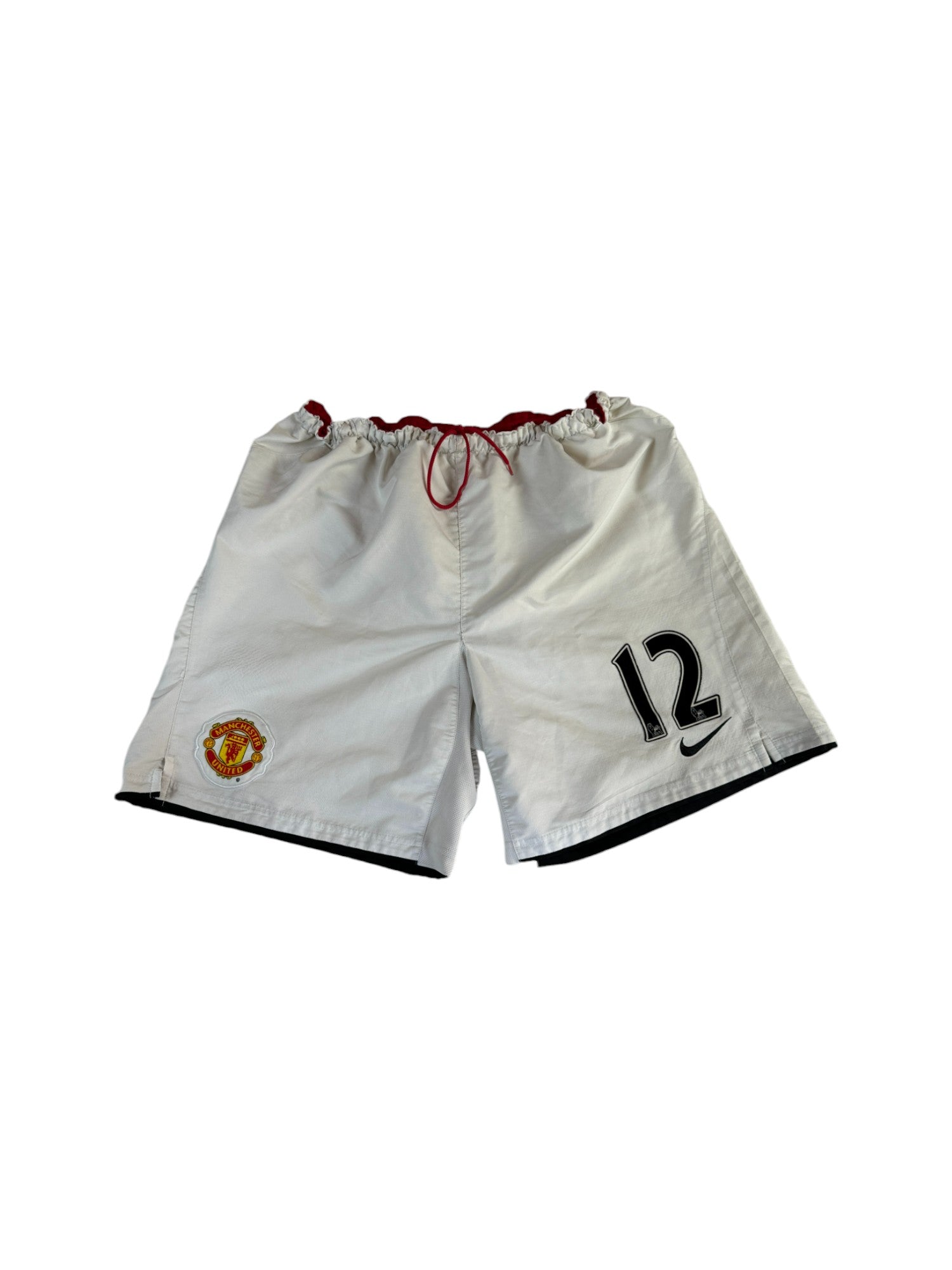 Nike Spieler Shorts Manchester United #12 Weiß M