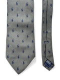 Ralph Lauren Krawatte Seide Hand Made In Germany Grau