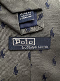 Ralph Lauren Krawatte Seide Hand Made In Germany Grau