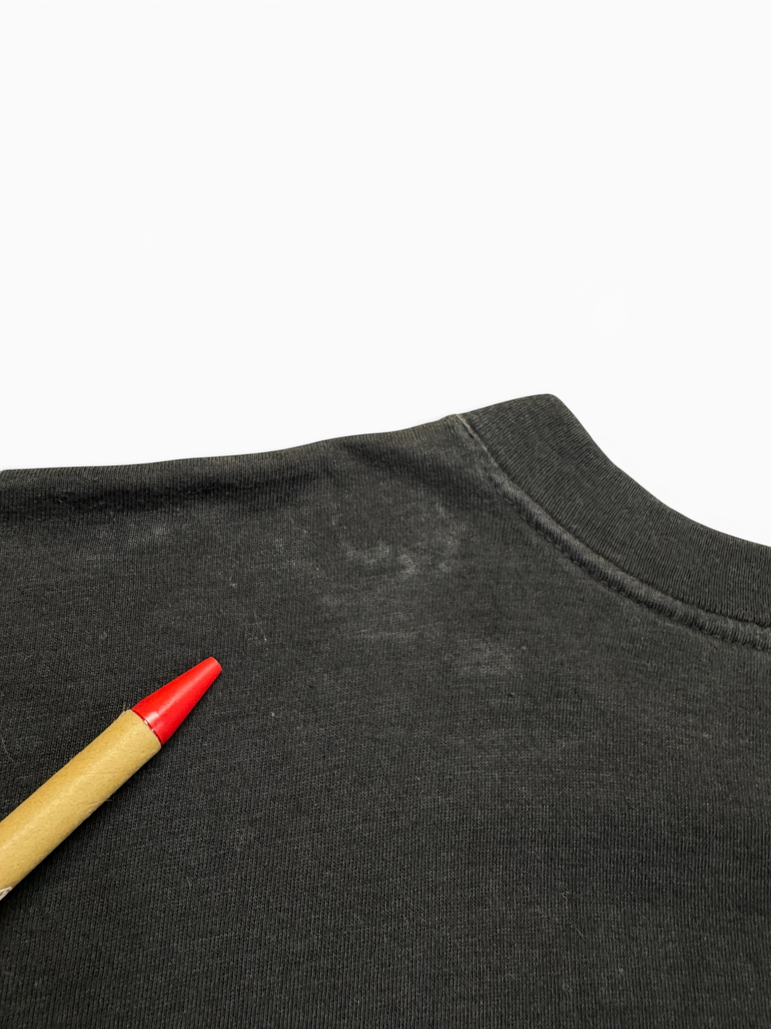 90s Shirt Baby Print „CHI MI GUARDA E’ PERDUTO“ Single Stitch Schwarz