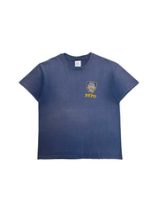 90s Faded Hanes Shirt NYPD Single Stitch Blau