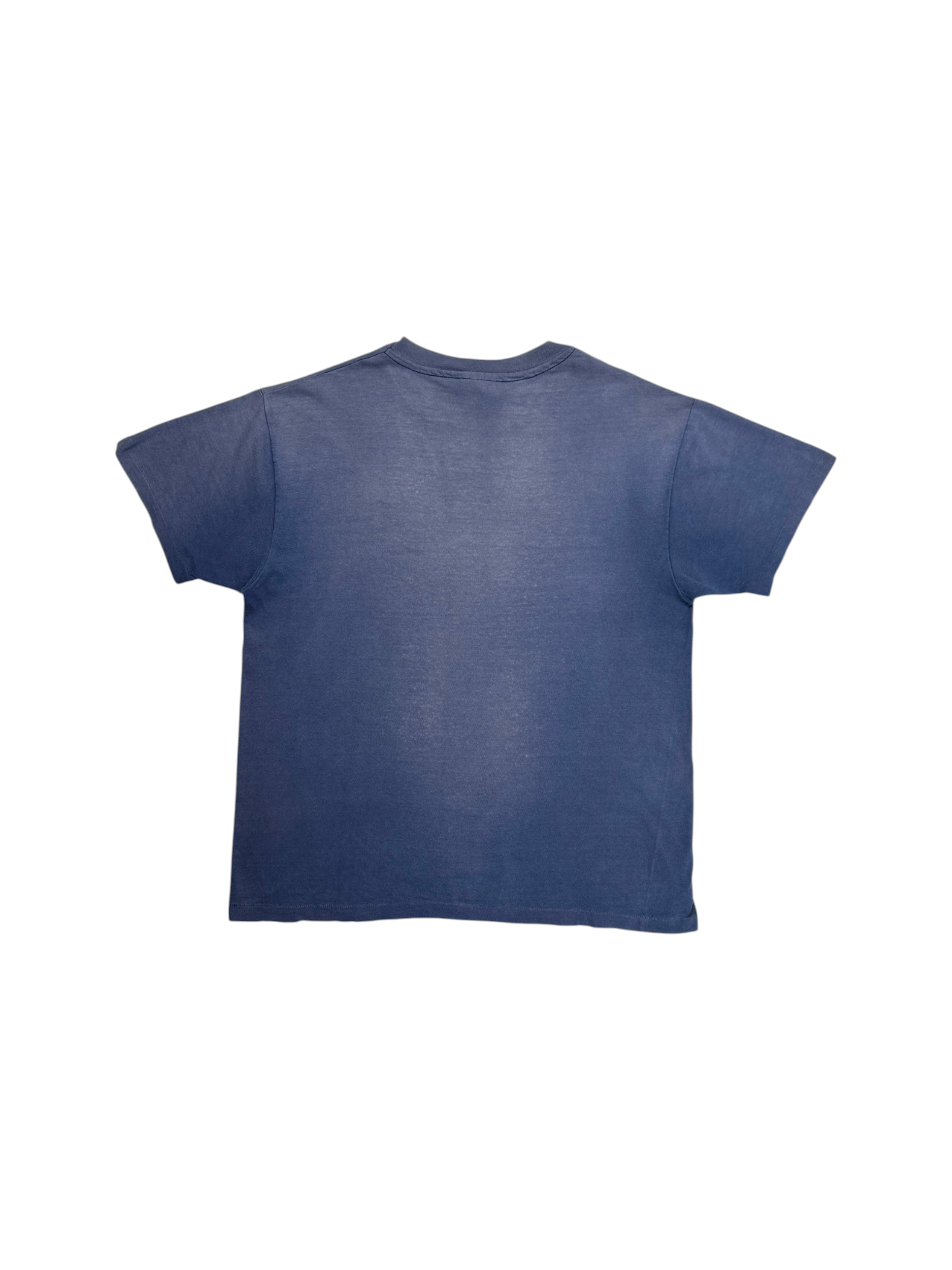 90s Faded Hanes Shirt NYPD Single Stitch Blau