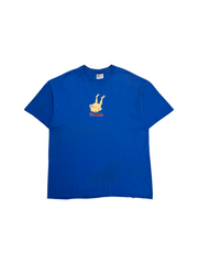 90s Hanes Shirt Asshead "Freedumb" Blau