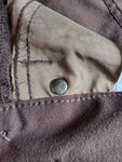 Vintage Versace Jeans Couture Stoffhose Damen Made In Italy Braun XS-S