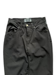 Vintage Versace Jeans Couture Stoffhose Damen Made In Italy Schwarz XS-S