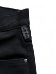 Vintage Versace Jeans Couture Stoffhose Damen Made In Italy Schwarz XS-S