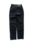 Vintage Versace Jeans Couture Stoffhose Damen Made In Italy Schwarz XS-S