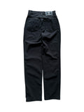 Vintage Versace Jeans Couture Stoffhose Damen Made In Italy Schwarz XS-S