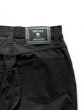 Vintage Versace Jeans Couture Stoffhose Damen Made In Italy Schwarz XS-S
