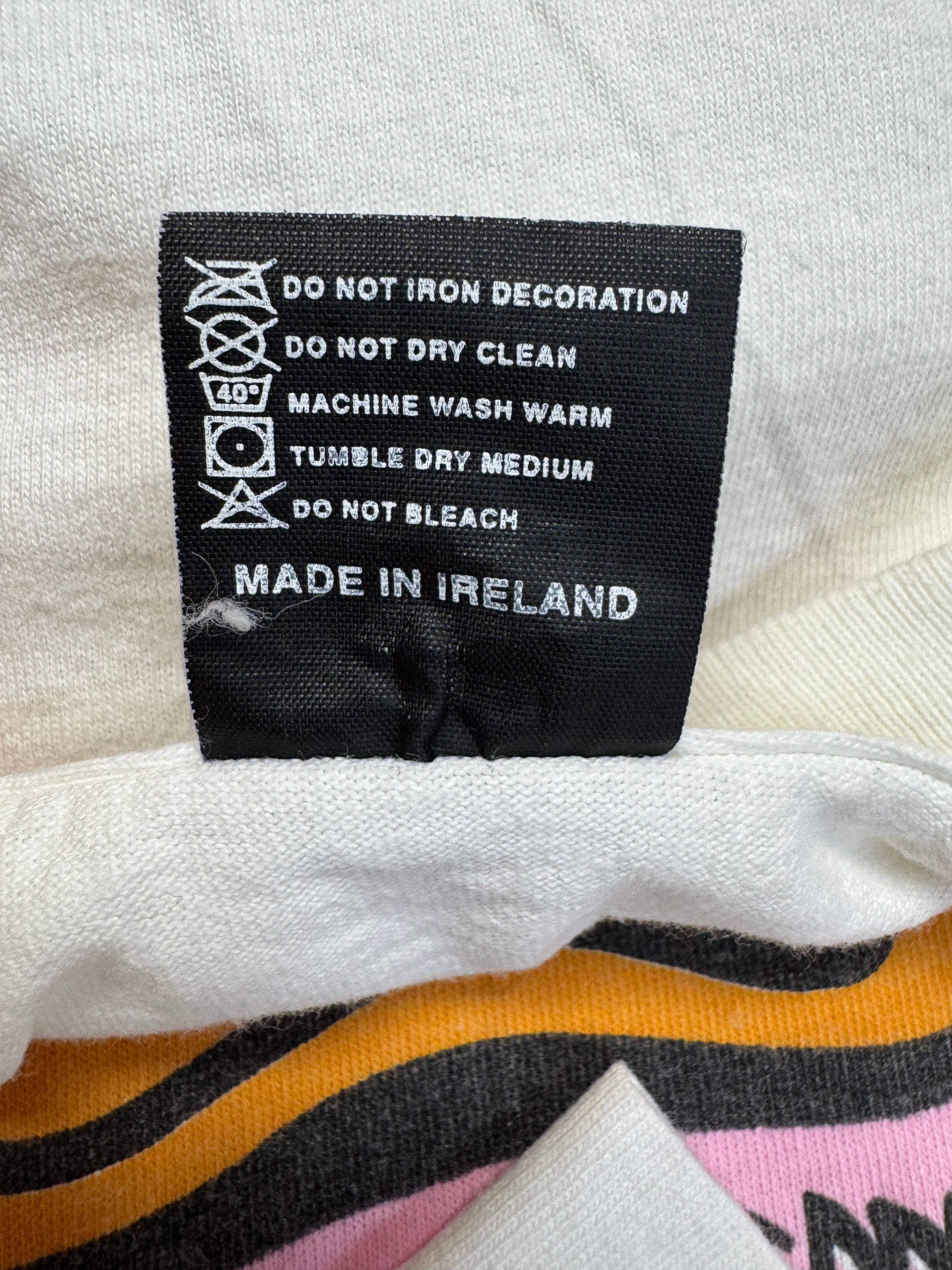 90s Screen Stars Shirt "O' magga nagga" Single Stitch Made In Ireland Weiß