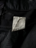 Vintage Burberrys Anzughose Schurwolle Schwarz 48