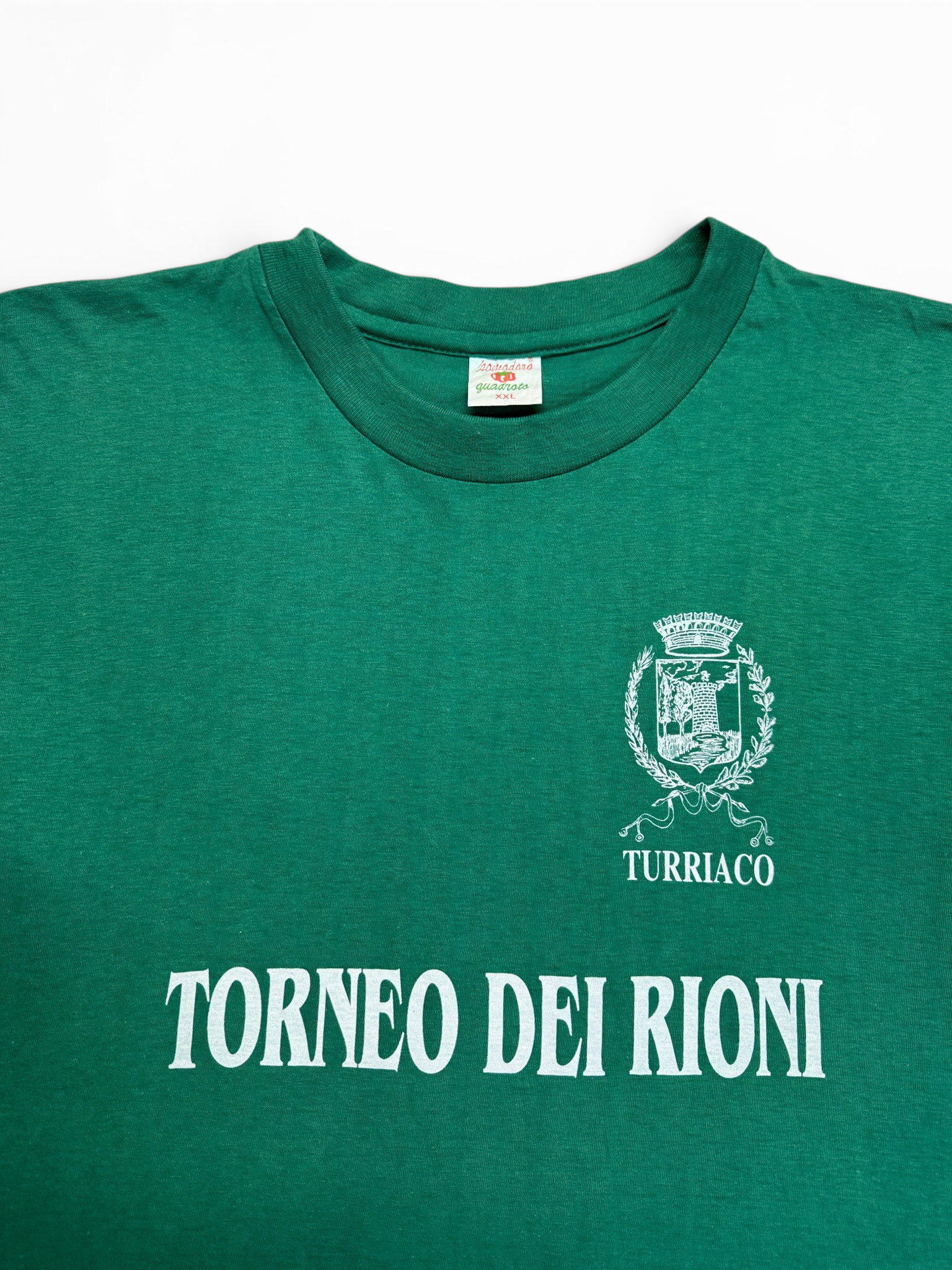 90s Shirt "Torneo dei Rioni" Single Stitch Grün
