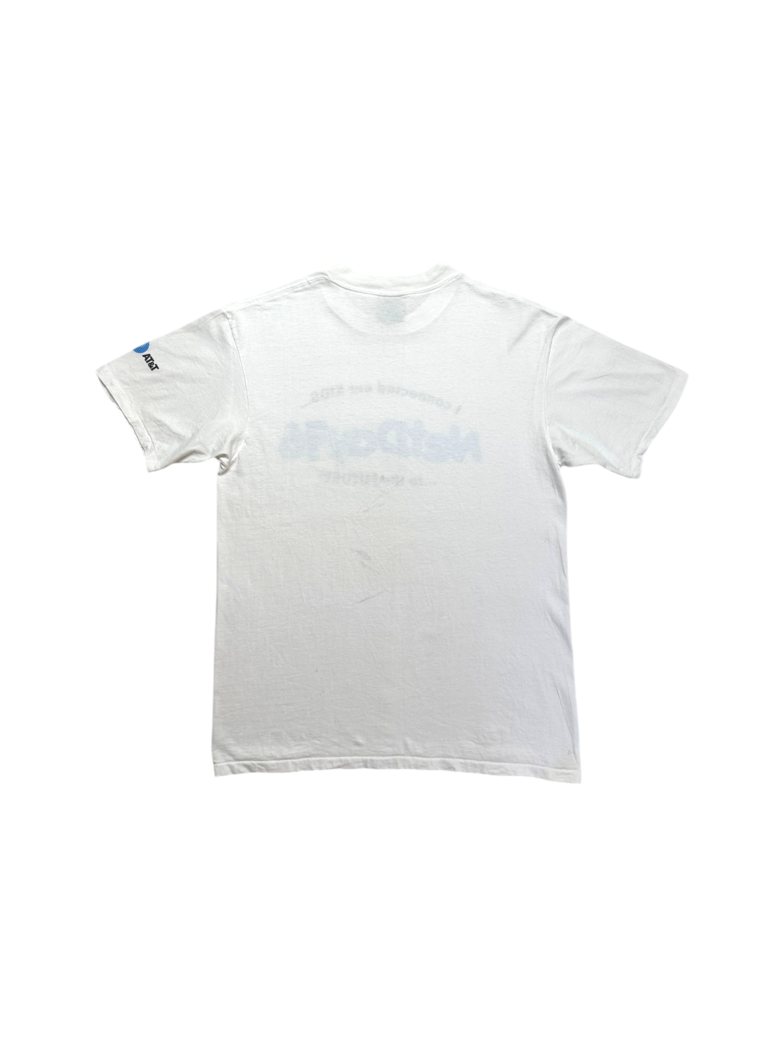 1996 Oneita Shirt NetDay96 Internet Education Single Stitch Weiß