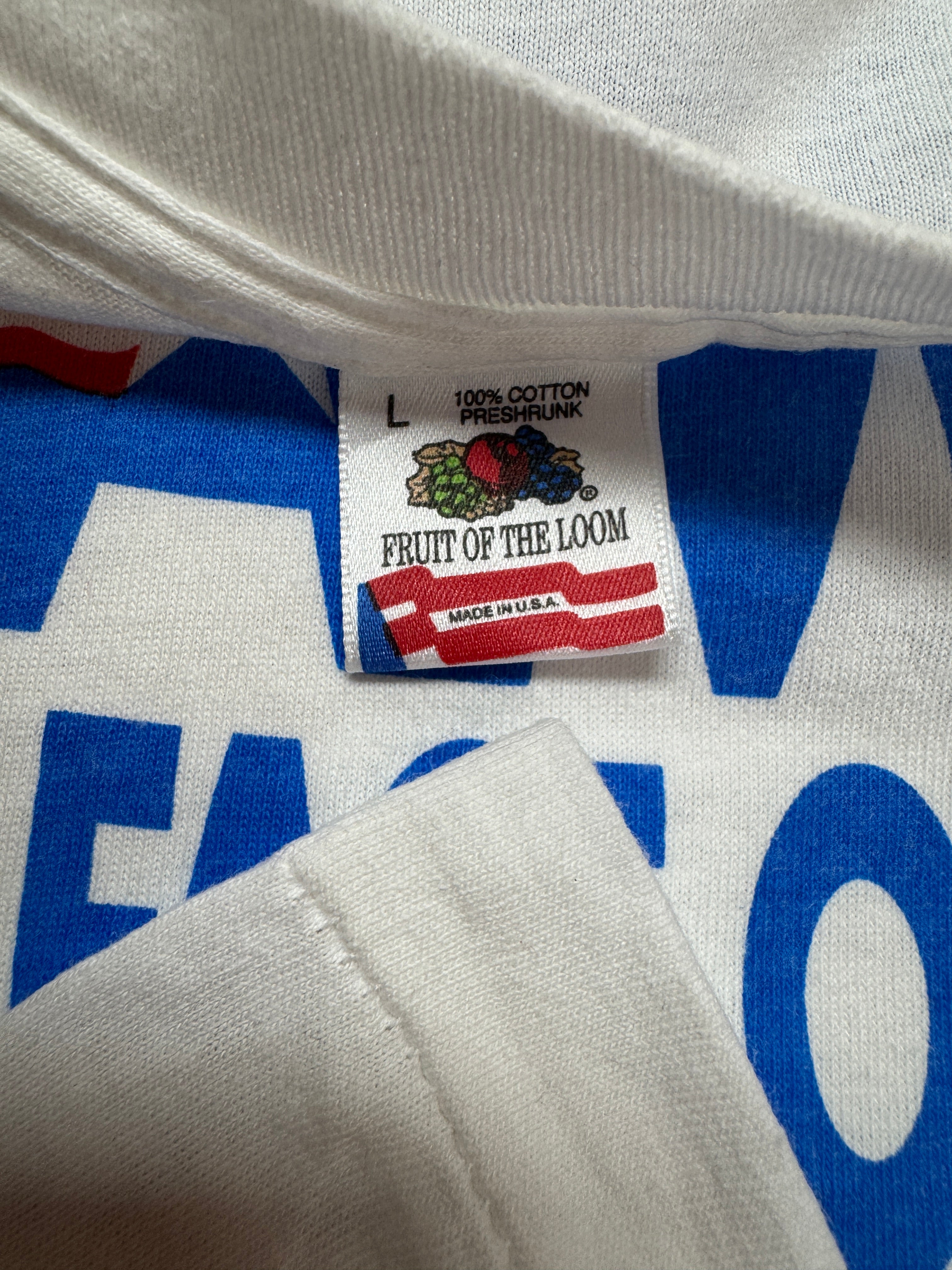 90s Fruit Of The Loom Shirt Planned Parenthood Pro Choice America Made In USA Single Stitch Weiß