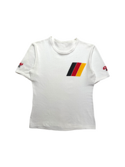70s/80s CDU Shirt "Sicher Sozial Und Frei" Weiß