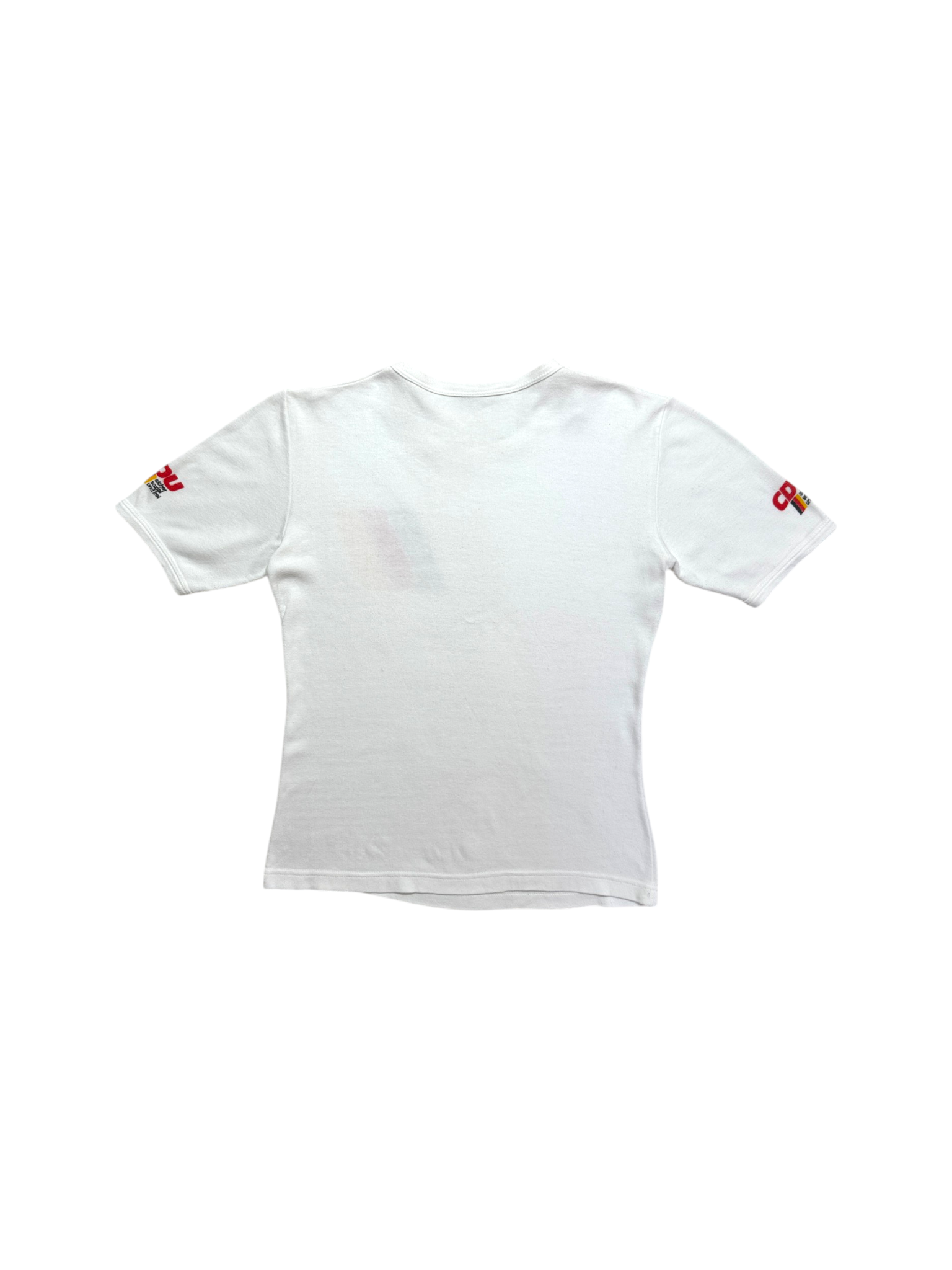 70s/80s CDU Shirt "Sicher Sozial Und Frei" Weiß