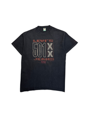 1994 Levis Shirt 501xx Jeans Made In USA Schwarz