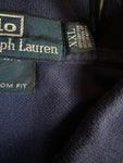 Ralph Lauren Poloshirt Custom Fit Crest Logo Schottland Wappen Dunkelblau XXL