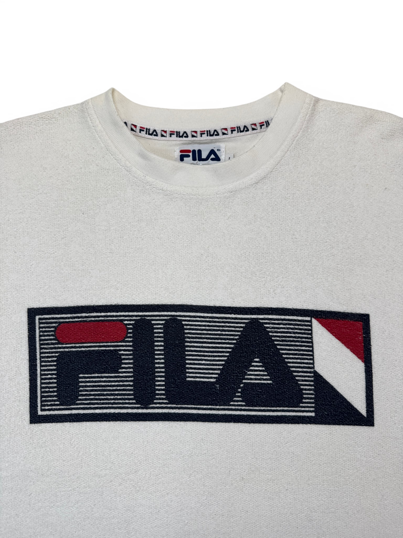90s Fila Frottee Shirt Made In Portugal Weiß