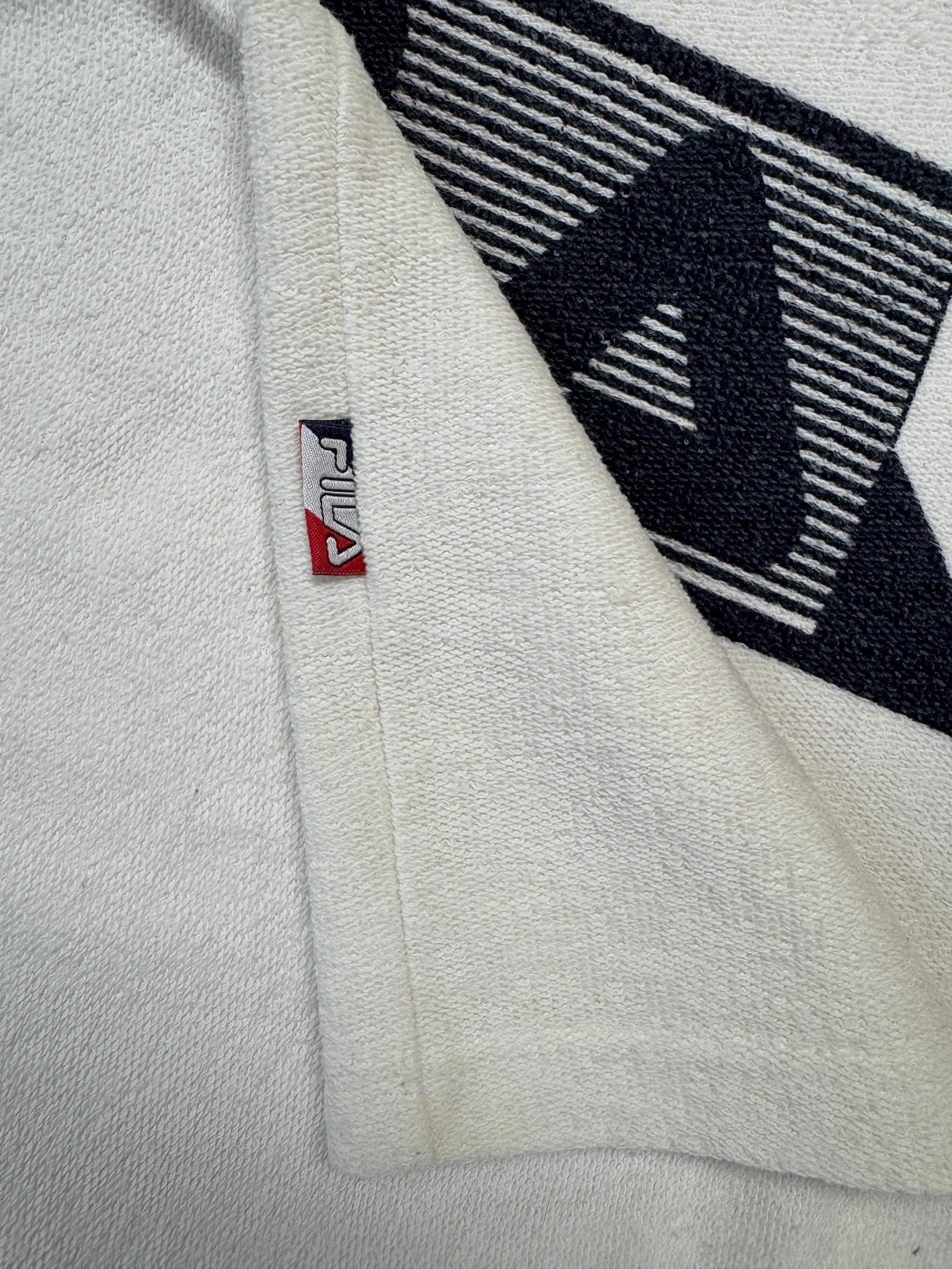 90s Fila Frottee Shirt Made In Portugal Weiß