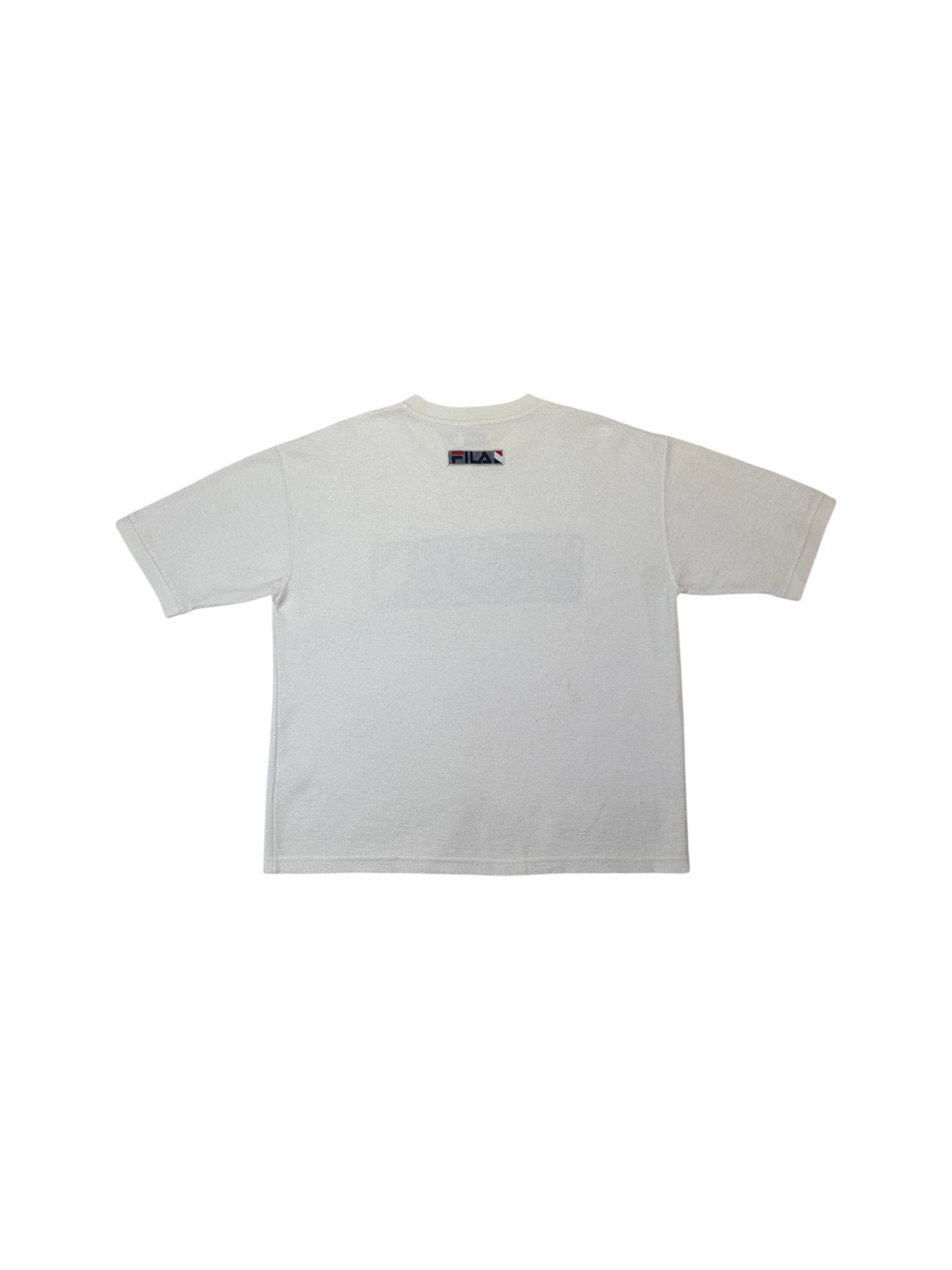90s Fila Frottee Shirt Made In Portugal Weiß