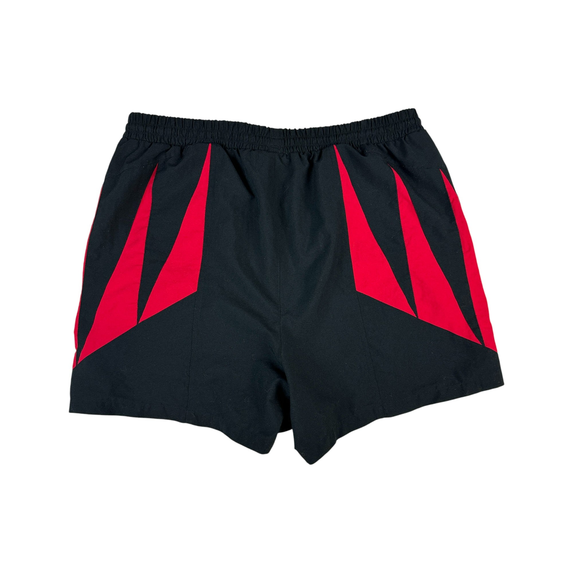 Vintage Adidas Shorts 90s Schwarz Rot (D7) L
