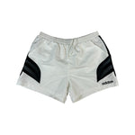 Vintage Adidas Shorts 90s Made In Portugal Weiß Schwarz L