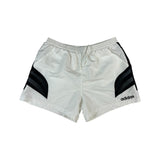 Vintage Adidas Shorts 90s Made In Portugal Weiß Schwarz L