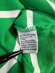 Vintage Ralph Lauren Poloshirt Basic Gestreift Grün Weiß L