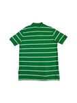 Vintage Ralph Lauren Poloshirt Basic Gestreift Grün Weiß L